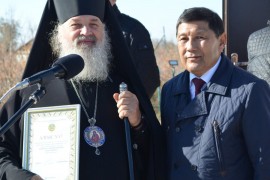 В День духовного согласия в селе Голубовка Иртышского района состоялось открытие православного храма и мусульманской мечети