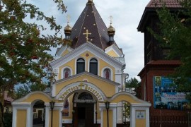 В праздник Покрова Пресвятой Богородицы Преосвященный епископ Владимир совершил Литургию в храме Всех Святых Петропавловска