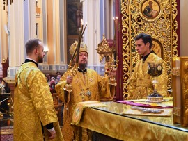 Служение епископа Каскеленского Геннадия в Неделю 18-ю по Пятидесятнице