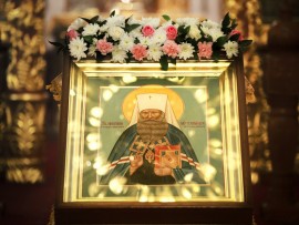 В день памяти священноисповедника Николая, митрополита Алматинского, епископ Каскеленский Геннадий совершил Божественную Литургию
