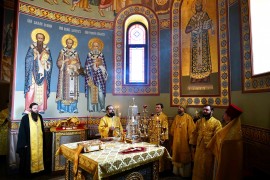 Служение епископа Каскеленского Геннадия в Неделю 20-ю по Пятидесятнице