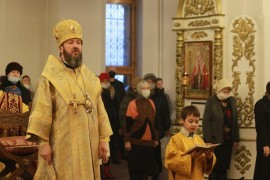 Неделя святых праотец. Божественная Литургия в Андреевском кафедральном соборе