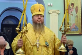 Архиерейская Литургия в Неделю Святых Праотец