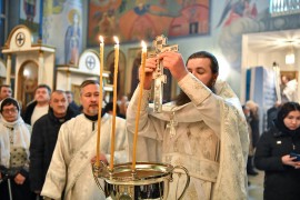 Святое Богоявление. Крещение Господа Бога и Спаса нашего Иисуса Христа в главном Храме Костанайской епархии