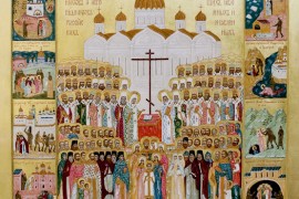 Архиерейское богослужение в день памяти новомучеников и исповедников Церкви Русской