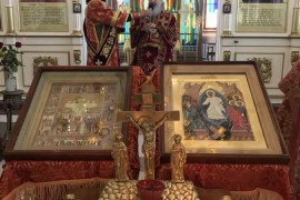 «Святые новомученики и исповедники Российские, молите Бога о нас!». За воскресной Литургией совершено празднование Собора новомучеников и исповедников Церкви Русской