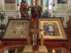 «Святые новомученики и исповедники Российские, молите Бога о нас!». За воскресной Литургией совершено празднование Собора новомучеников и исповедников Церкви Русской