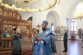 Праздник Сретения Господня. Божественная Литургия в Андреевском кафедральном соборе