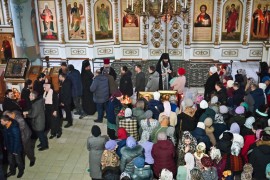 Вечерня с Чином прощения в главном храме Костанайской епархии