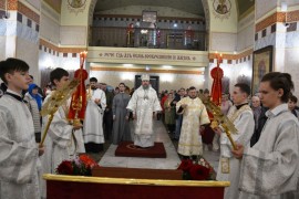 В праздник Светлого Христова Воскресения Преосвященный епископ Серапион совершил Пасхальные богослужения в кафедральном соборе Воскресения Христова г. Кокшетау