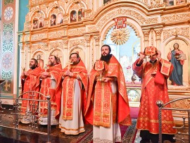 Антипасха в кафедральном соборе апостола Иоанна Богослова города Рудного.