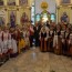 За воскресной Литургией в Благовещенском кафедральном соборе Павлодара почт ...