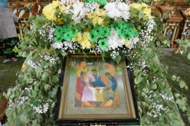 Архиерейское служение в праздник Святой Троицы