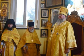 В кафедральном соборе почтили память прп. Онуфрия Великого