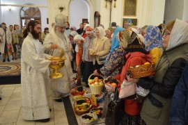 Празднование Преображения Господа Бога и Спаса нашего Иисуса Христа. Яблочный Спас