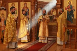 В Неделю 10-ю по Пятидесятнице архиепископ Амфилохий возглавил служение Божественной Литургии в главном храме Восточного Казахстана