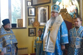 Архиерейская Литургия в праздник Владимирской Иконы Божией Матери