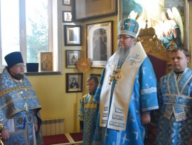 Архиерейская Литургия в праздник Владимирской Иконы Божией Матери