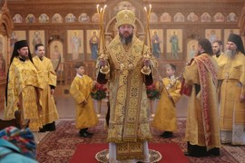 В день Усекновения главы Иоанна Крестителя архиепископ Амфилохий совершил Божественную Литургию в Андреевском кафедральном соборе