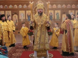 В день Усекновения главы Иоанна Крестителя архиепископ Амфилохий совершил Божественную Литургию в Андреевском кафедральном соборе