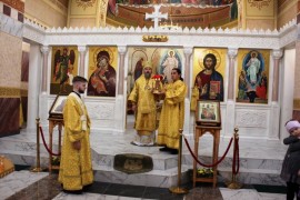 В день памяти апостола и евангелиста Иоанна Богослова Высокопреосвященный архиепископ Серапион совершил Литургию в кафедральном соборе Воскресения Христова г. Кокшетау