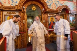 В Димитриевскую родительскую субботу архиепископ Варнава сослужил за Литургией и панихидой митрополиту Орловскому и Болховскому Тихону