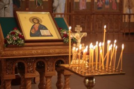 Димитриевская родительская суббота в главном храме Восточного Казахстана