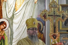 Архиерейская Литургия в соборе святых первоверховных апостолов Петра и Павла в Неделю 22-ю по Пятидесятнице