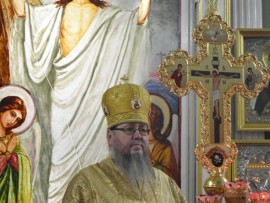 Архиерейская Литургия в соборе святых первоверховных апостолов Петра и Павла в Неделю 22-ю по Пятидесятнице