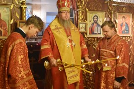 Литургия в праздник святого великомученика Георгия Победоносца в с. Соколовка