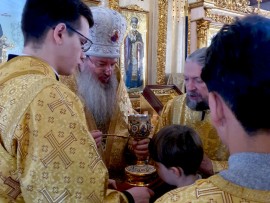 Епископ Хрисанф совершил первое богослужение в Чимкентской и Туркестанской епархии