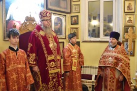 День памяти великомученицы Варвары почтили в Кафедральном соборе Петропавловска