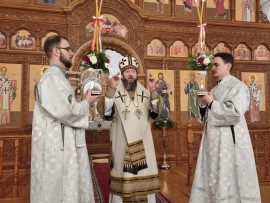 «Рождество Твое, Христе Боже наш, возсия мирови свет разума». В ночь на 7 января в Андреевском кафедральном соборе была совершена праздничная Божественная Литургия