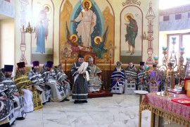 Архиерейская Литургия Преждеосвященных Даров. Епархиальное собрание