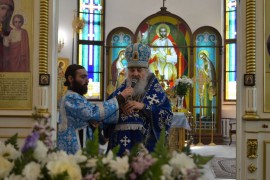 «Днесь спасения нашего главизна…». Престольный праздник в градопавлодарском Благовещенском кафедральном соборе