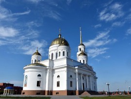 Высокопреосвященнейший архиепископ Серапион совершил Божественную литургию в 7-ю Неделю по Пасхе в кафедральном соборе Воскресения Христова г. Кокшетау