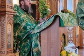 Торжество Святой Пятидесятницы в главном храме Восточного Казахстана