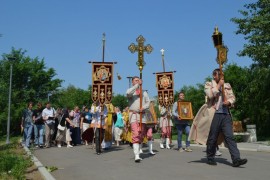 За воскресной Литургией в Неделю Всех святых в Благовещенском кафедральном соборе почтили память святой покровительницы Белой Руси – преподобной Евфросинии Полоцкой