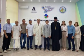 Секретарь епархии принял участие во встрече с новоназначенным руководителем по делам религии Костанайской области