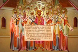 В Неделю 8-ю по Пятидесятнице Высокопреосвященнейший архиепископ Серапион совершил Божественную литургию в кафедральном соборе Воскресения Христова г. Кокшетау