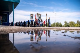 В Праздник Успения Божией Матери верующие области совершили традиционный Крестный ход к Костанайской Голгофе