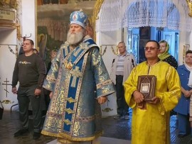 21 сентября 2023г.в Рождество Пресвятой Владычицы нашей Богородицы и Приснодевы Марии епископ Актюбинский и Кызылординский Игнатий возглавил Божественную Литургию в Казанском Кафедральном Соборе г. Кызылорда.