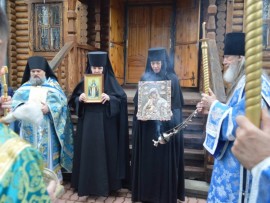 Престольный праздник в Покровской женской обители г. Уральска