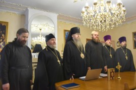 В епархиальном центре прошло очередное заседание Епархиального Совета
