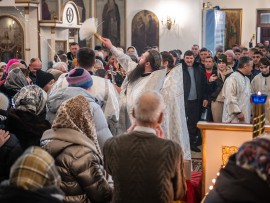 Праздник Крещения Господа Бога и Спаса нашего Иисуса Христа в главном храме Костанайской епархии