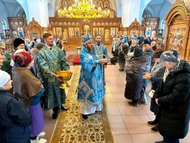 Божественная Литургия в день празднования Сретения Господа Бога и Спаса нашего Иисуса Христа