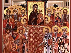 В Неделю Торжества Православия Высокопреосвященнейший архиепископ Серапион совершил Литургию в кафедральном соборе Воскресения Христова г. Кокшетау