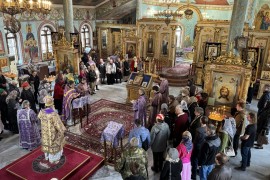 АРХИЕРЕЙСКОЕ СЛУЖЕНИЕ В НЕДЕЛЮ ПЕРВУЮ ВЕЛИКОГО ПОСТА, В ДЕНЬ ТОРЖЕСТВА ПРАВОСЛАВИЯ
