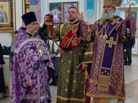 Служение епископа Игнатия в неделю 1-ую Великого поста