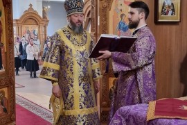 В Неделю 2-ю Святой Четыредесятницы архиепископ Амфилохий совершил Божественную Литургию в главном храме Восточного Казахстан